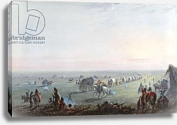 Постер Миллер Якоб Альфред Breaking Up Camp at Sunrise, 1837
