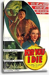 Постер Film Noir Poster - For You I Die