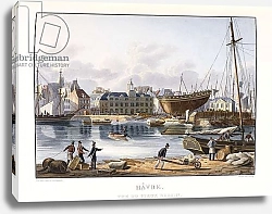 Постер Le Havre, seen from the old dock, 1823-1826
