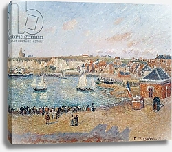 Постер Писсарро Камиль (Camille Pissarro) The Outer Harbour at Dieppe, 1902