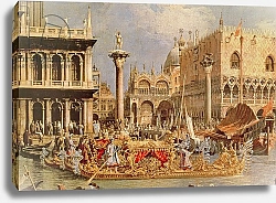 Постер Каналетто (Giovanni Antonio Canal) Return of the Bucintoro on Ascension Day 2