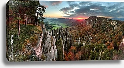 Постер Покрытые лесом горы Словакии