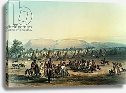 Постер Кэтлин Джордж Camp of Piekann Indians