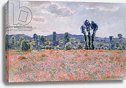 Постер Моне Клод (Claude Monet) Poppy Field, c.1890