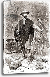 Постер Школа: Испанская 19в. Édouard François André during his botanising expedition in the foothills of the Andes in 1875-76