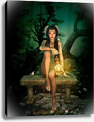 Постер Ночь в эльфийском лесу