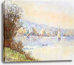 Постер Лебур Альбер Boats on the Seine; Bateaux sur la Seine,