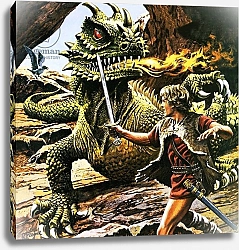 Постер Пэйн Роджер Siegfried's battle with the dragon
