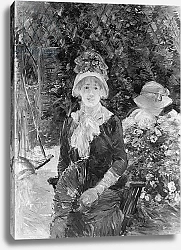 Постер Моризо Берта Young Woman in a Garden, 1883