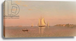 Постер Сильва Франсис View of Boston Harbour near Castle Island, 1872