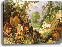 Постер Саверей Ролант Orpheus Charming the Animals, c.1618
