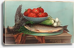 Постер Уилки Роберт Trout, Grouse, Tomatoes