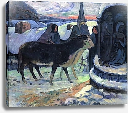 Постер Гоген Поль (Paul Gauguin) Рождество 2