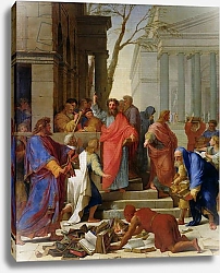 Постер Лесюер Эсташ The Sermon of St. Paul at Ephesus, 1649