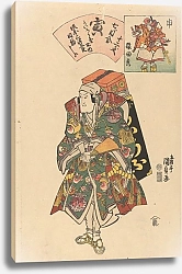 Постер Утагава Кунисада Bandô Mitsugorô in the Role of Sweets Vendor Deity