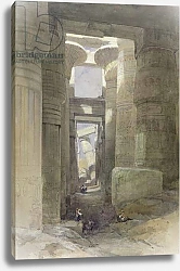Постер Робертс Давид The Great Temple of Amon Karnak, the Hypostyle Hall, 1838