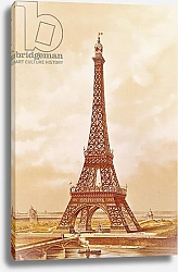 Постер Школа: Французская The Eiffel Tower, 1889