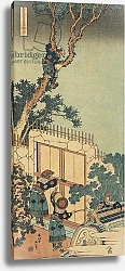 Постер Хокусай Кацушика Print from the series 'A True Mirror of Chinese and Japanese Poems', c.1833 2