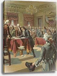 Постер Школа: Северная Америка (19 в) The Declaration of Independence