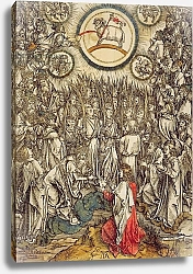 Постер Дюрер Альбрехт The Lamb of God appears on Mount Sion, 1498