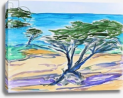 Постер Фокс Ричард (совр) Cypress Tree, Carmel Bay, 2019,