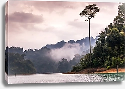 Постер Сумерки на островах, национальный парк Кхао Сок, Тайланд