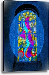 Постер Лайонс Джой (совр) Blue Swirls, from the series Eglise St Pierre d'Arene, 2015,