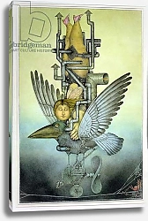 Постер Андерсон Уэйн Balancing Girl on Mechanical Bird on Tightrope