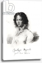 Постер Школа: Австрийская 18в. Portrait of Constanze Mozart 1828