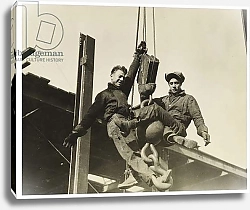 Постер Хайн Льюис (фото) Construction workers empire state building, c.1930