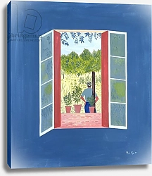 Постер Хьюго Мари (совр) Zaid Through the Window, 1986