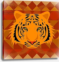 Постер Хантли Клэр (совр) Aztec Tiger