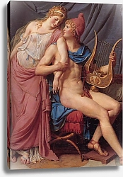 Постер Давид Жак Луи The courtship of Paris and Helen [detail  1]