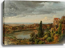 Постер Кропси Джаспер The Lake of Nemi, 1848
