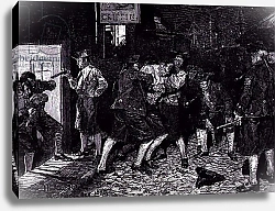 Постер Пайл Ховард (последователи) The Press Gang in New York, from Harper's Magazine, 1882