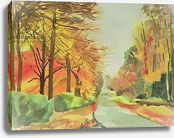 Постер Годлевска де Аранда (совр) No.47 Autumn, Beaufays Road, Liege, Belgium