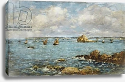 Постер Буден Эжен (Eugene Boudin) Bay of Douarnenez; La Baie de Douarnenez, 1897