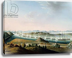 Постер Школа: Китайская 19в. View of Whampoa, c.1840