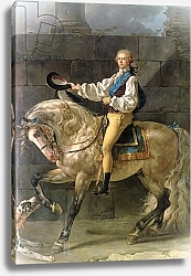 Постер Давид Жак Луи Equestrian Portrait of Stanislas Kostka Potocki 1781