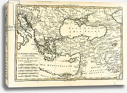 Постер Бонне Чарльз (карты) Turkey, 1780