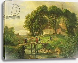 Постер Спектер Отто Going to Church in Alt-Rahlstedt, 1861