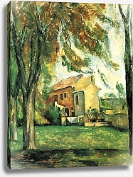 Постер Сезанн Поль (Paul Cezanne) Пруд в Жа де Буффан зимой
