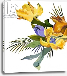 Постер Хируёки Исутзу (совр) Yellow tulip