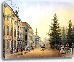 Постер Садовников Василий Court Departure at the Main Entrance of the Great Palace, 1852