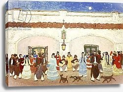 Постер Фигари Педро Dancing in the Patio; Baile en el Patio,