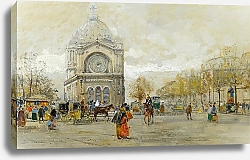 Постер Гальен-Лалу Эжен The Church of St. Augustin, Paris