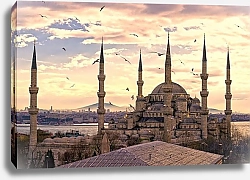 Постер Мечеть Султанахмет. Стамбул