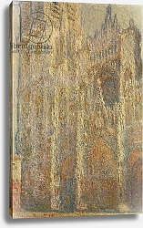Постер Моне Клод (Claude Monet) Rouen Cathedral, Midday, 1894