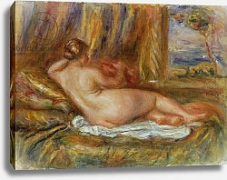 Постер Ренуар Пьер (Pierre-Auguste Renoir) Reclining nude, 1914