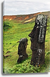Постер Статуи Моаи на острове Пасхи